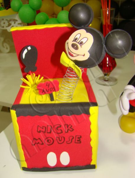 Mickey Mouse - Enfeite Cubo